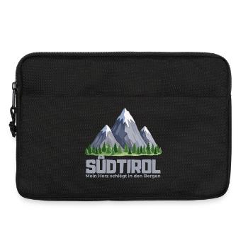 Südtirol – Mein Herz schlägt in den Bergen - Laptoptasche 13" - Schwarz - Vorne