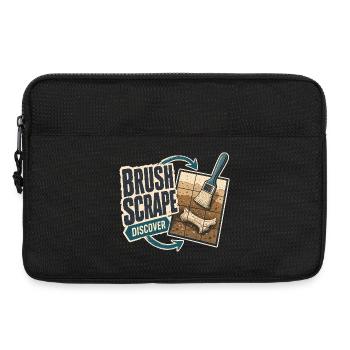 Fossil Reveal Cross-Section Dinosaur Dig Excavatio - Laptop bag 13" - black - Front