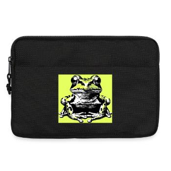 grenouille - Sacoche pour ordinateur portable 13 pouces - noir - Devant