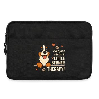 Berner Sennenhund Little Berner Therapy Hund Humor - Laptoptasche 13" - Schwarz - Vorne