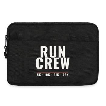 Run Crew Running Running Marathon Running Group Team - Laptop bag 13" - black - Front