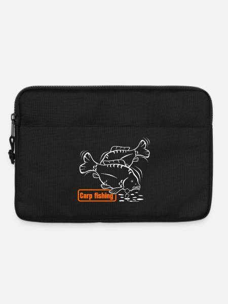 Fische_angeln_001_carp_fishing - Laptoptasche 13" - Schwarz