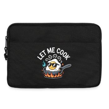 Let Me Cook Cooking Grilling Meme Grill Master Chef - Laptop bag 13" - black - Front