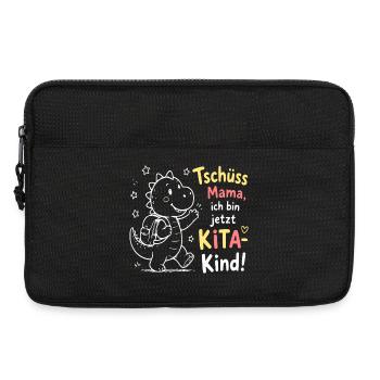 Kita Abschied Dino Design - Laptoptasche 13" - Schwarz - Vorne