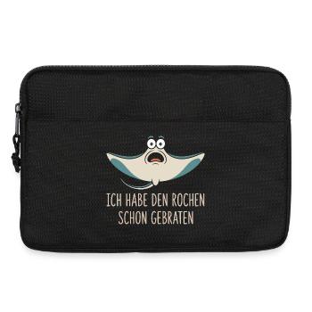 Rochen Schon Gebraten Stachelrochen Manta Rochen - Laptoptasche 13" - Schwarz - Vorne
