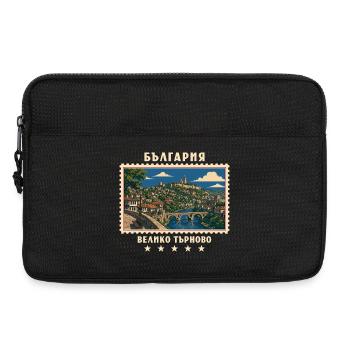 Bulgarien Veliko Tarnovo Vintage Reisemarke - Laptoptasche 13" - Schwarz - Vorne