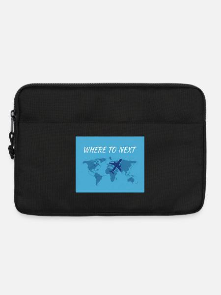 Where to Next World Tour, Travel - Laptop bag 13" - black