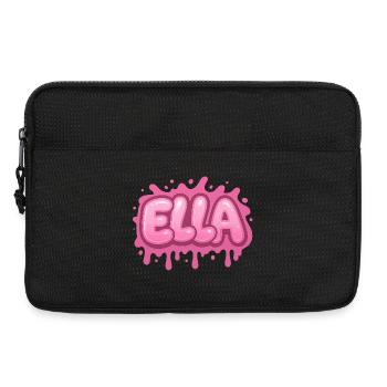Graffiti ELLA Name Gift Ideal Druckbar - Laptoptasche 13" - Schwarz - Vorne