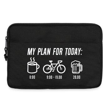 Plan Today: Coffee Cycle Cheers - Laptop bag 13" - black - Front