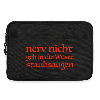 nerv nicht - Laptoptasche 13" - Schwarz - Vorne