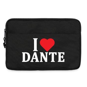 T-Shirt Ich liebe Dante T-Shirt Geschenkidee - Laptoptasche 13" - Schwarz - Vorne