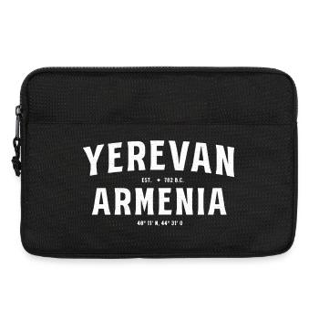 Yerevan Armenia Coordinates - Laptop bag 13" - black - Front