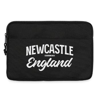 Newcastle England Lettering Vintage - Laptop bag 13" - black - Front