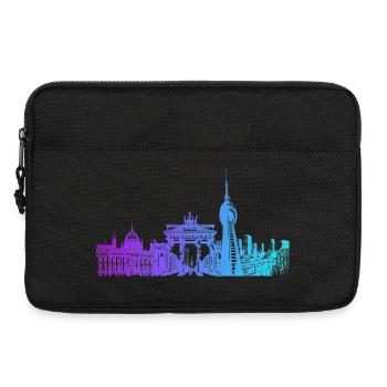 Horizon de la ville de Berlin - Sacoche pour ordinateur portable 13 pouces - noir - Devant