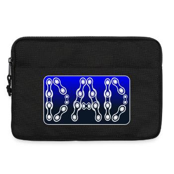 DAD CYCLING - BIKE - CHAIN - Laptop bag 13" - black - Front