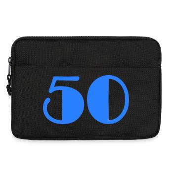 50. ANNIVERSAIRE. HAPPY BIRTHDAY - Sacoche pour ordinateur portable 13 pouces - noir - Devant
