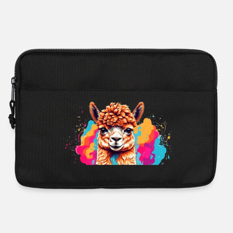 Lama Farbexplosion - Laptoptasche 13" - Schwarz