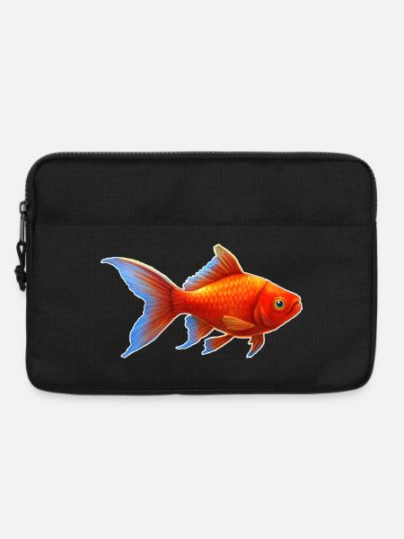 Goldfisch Nr.4 - Laptoptasche 13" - Schwarz