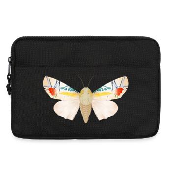 Baorisa hieroglyphica seltener Schmetterling - Laptoptasche 13" - Schwarz - Vorne