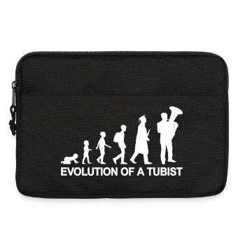 Development from child to tuba player - Laptop bag 13" - black - Front