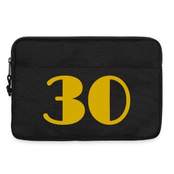 30. 30 YEARS. 30th ANNIVERSARY. 30 YEARS ANNIVERSARY. - Laptop bag 13" - black - Front