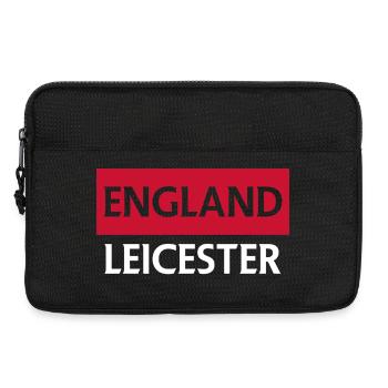Flag of England with City Skyline - Laptop bag 13" - black - Front