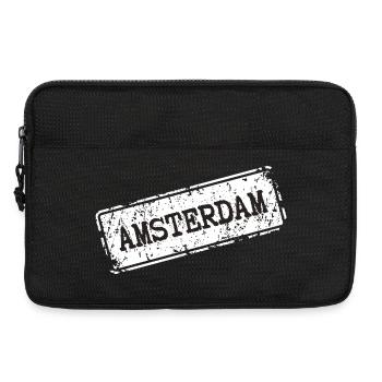 Style urbain d’Amsterdam - Sacoche pour ordinateur portable 13 pouces - noir - Devant
