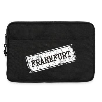 Frankfurt City Logo Design - Laptop bag 13" - black - Front