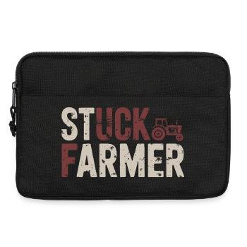 Stuck Farmer Traktor, Vintage Farming Farm Farmer - Laptoptasche 13" - Schwarz - Vorne
