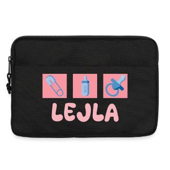 Lejla comme sucette - Sacoche pour ordinateur portable 13 pouces - noir - Devant