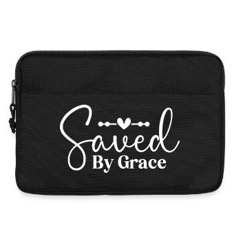 sauvé par la grâce - Sacoche pour ordinateur portable 13 pouces - noir - Devant
