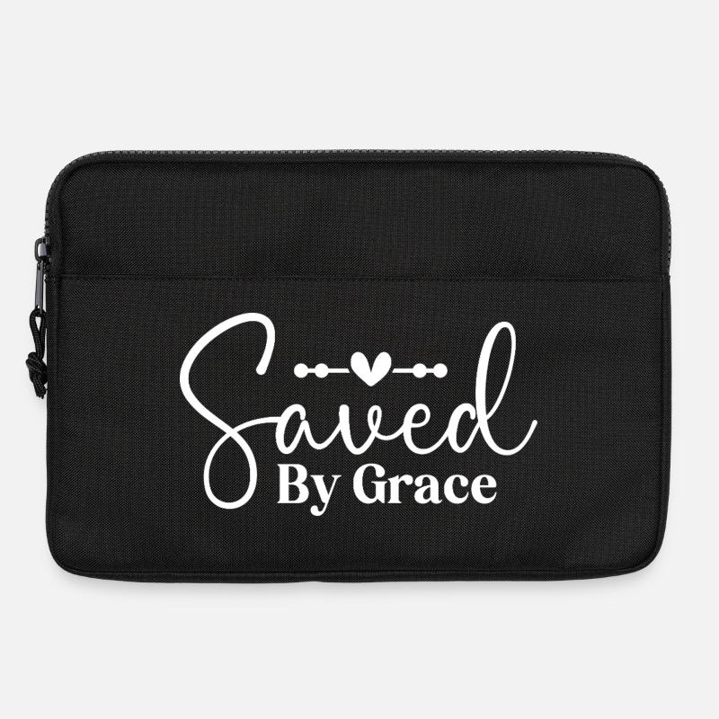 Saved By Grace - Laptop bag 13" - black