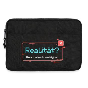 Reality? Not available for a short time - Laptop bag 13" - black - Front