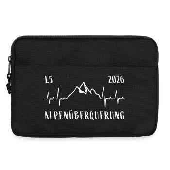 Traversée des Alpes E5 2026 - Sacoche pour ordinateur portable 13 pouces - noir - Devant