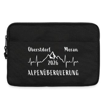 Traversée des Alpes 2026 Oberstdorf Merano E5 - Sacoche pour ordinateur portable 13 pouces - noir - Devant