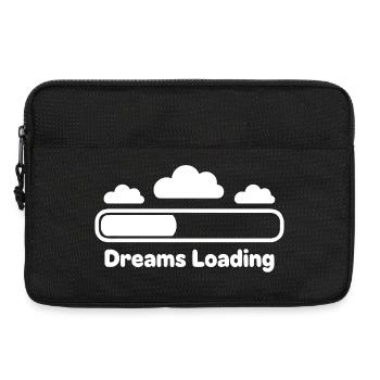 Träume Laden Wolkenfortschritt - Laptoptasche 13" - Schwarz - Vorne