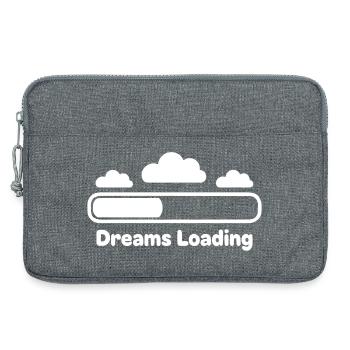 Dreams Loading Cloud Progress - Laptop bag 13" - heather grey - Front