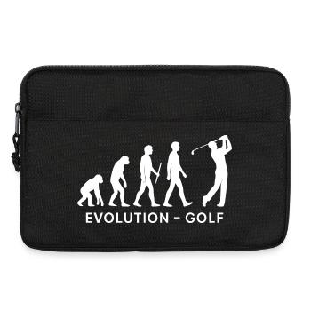 Evolution Golf Lustiger Golfer Humor Design - Laptoptasche 13" - Schwarz - Vorne