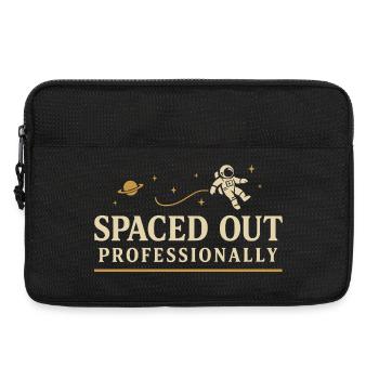 Spacecore Cosmic Humor Galaxy Universe Zitat - Laptoptasche 13" - Schwarz - Vorne