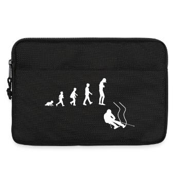 Évolution de bébé à skieur alpin - Sacoche pour ordinateur portable 13 pouces - noir - Devant