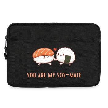 Soy-Mate Sushi Love Duo soulmate - Laptop bag 13" - black - Front