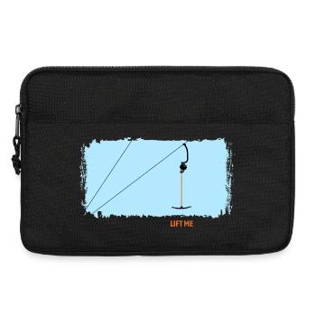 Ankerlift | Lift me, Ski, Wintersport, Skiurlaub - Laptoptasche 13" - Schwarz - Vorne