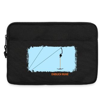 Ankerlift | Enfin paix, ski, vacances de ski - Sacoche pour ordinateur portable 13 pouces - noir - Devant