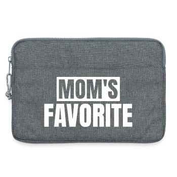 Favorite Child Mom's Darling I'm Mom's Favorite - Laptop bag 13" - heather grey - Front