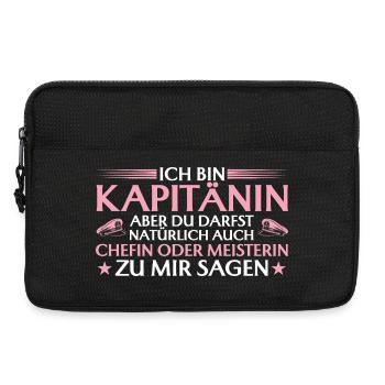 Kapitänin Chefin oder Meisterin - Seglerin - Laptop bag 13" - black - Front