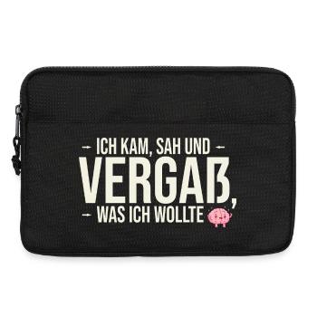 I came, saw and forgot... | Fun Shirt - Laptop bag 13" - black - Front