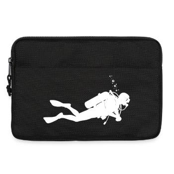 Short and clear diving - Laptop bag 13" - black - Front