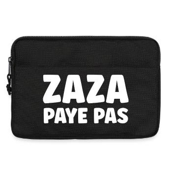 Zaza doesn't pay - Laptop bag 13" - black - Front