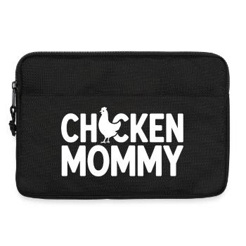 Poulet Maman Poulets Maman Maman Femme de fermier Fête des Mères Poulet pour la fête des mères - Sacoche pour ordinateur portable 13 pouces - noir - Devant