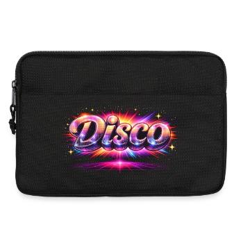 Disco Lettering Neon 80s Style - Laptop bag 13" - black - Front